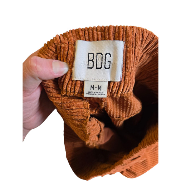 BDG burnt orange corduroy lounge pants with pockets, size medium - Picture 5 of 6